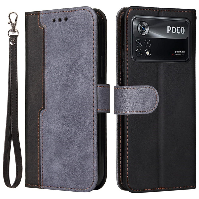 Poco X4 Pro 5G Two-tone Case with Strap