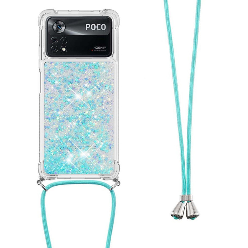 Case Poco X4 Pro 5G Glitter Tree with Cord