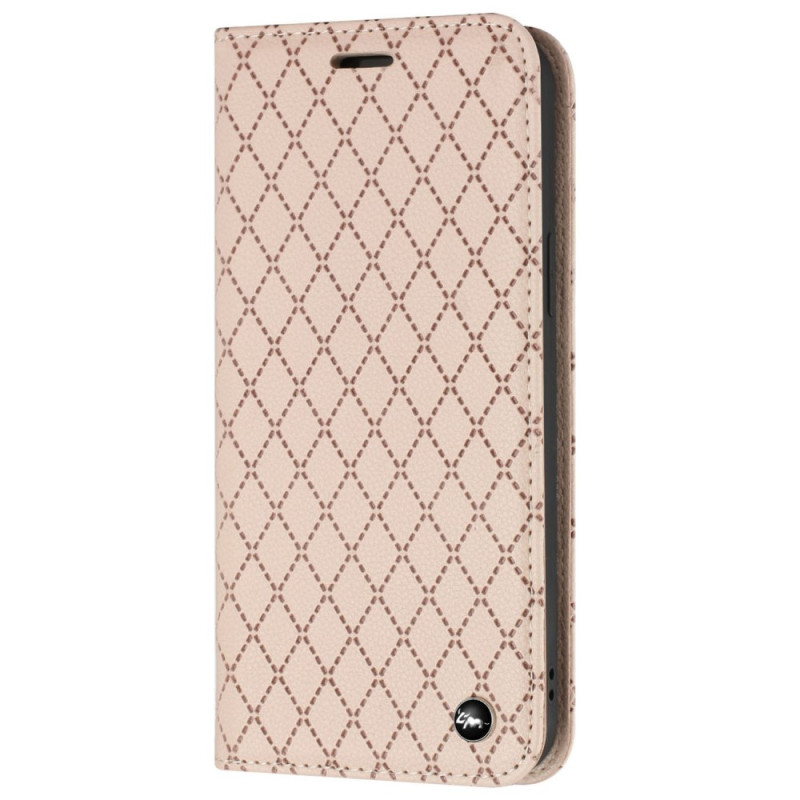 Flip Cover Poco X4 Pro 5G Simulated The
ather Lychee
 Rhomboid