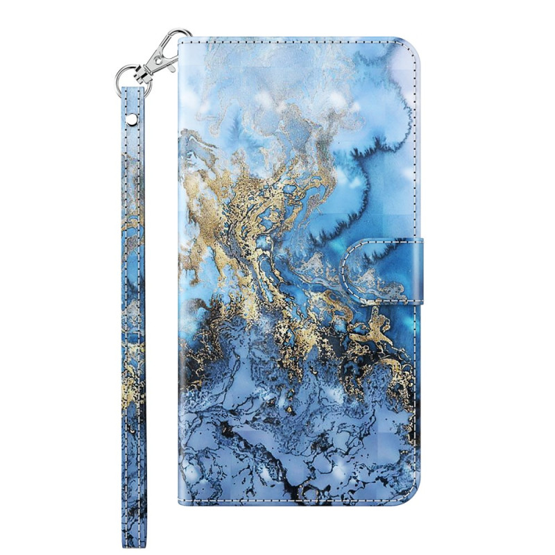 Xiaomi Redmi 10C Marble Style Lanyard Case