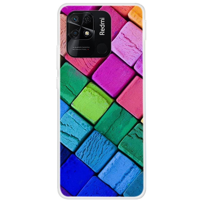 Xiaomi Redmi 10C Case Coloured Cubes