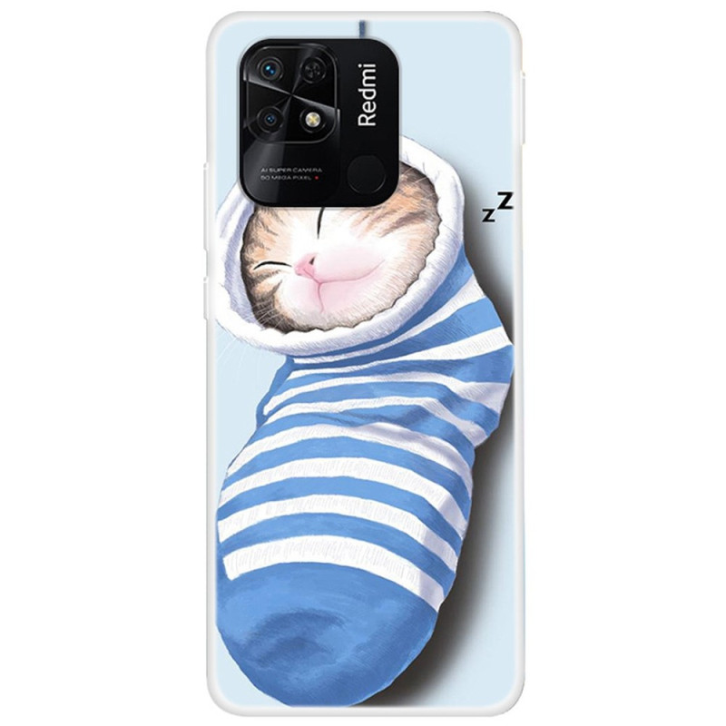 Xiaomi Redmi 10C Cover Sleeping Kitten