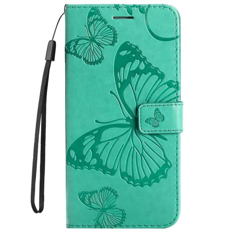 OnePlus
 Nord 2T 5G Butterfly Case with Lanyard Card Case
