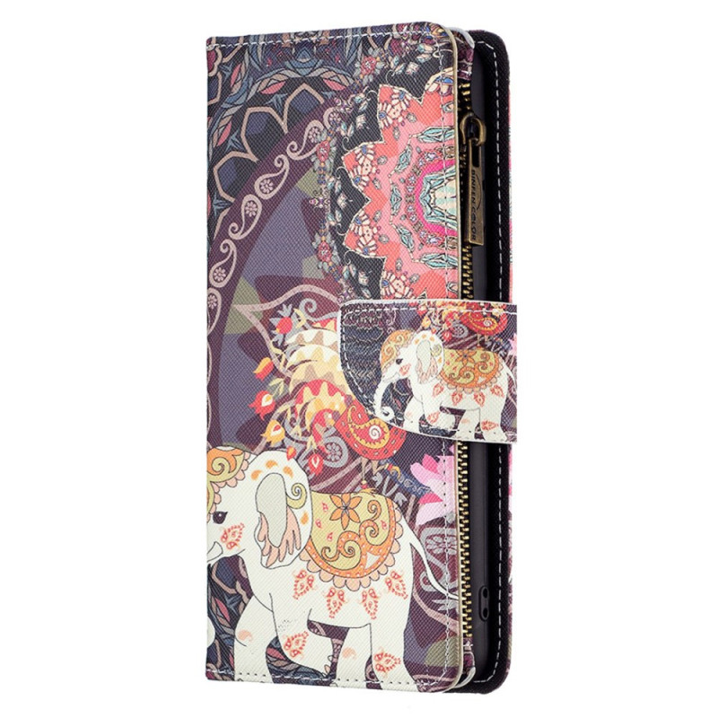 Xiaomi Redmi 10C Elephant Zipped Pocket Case