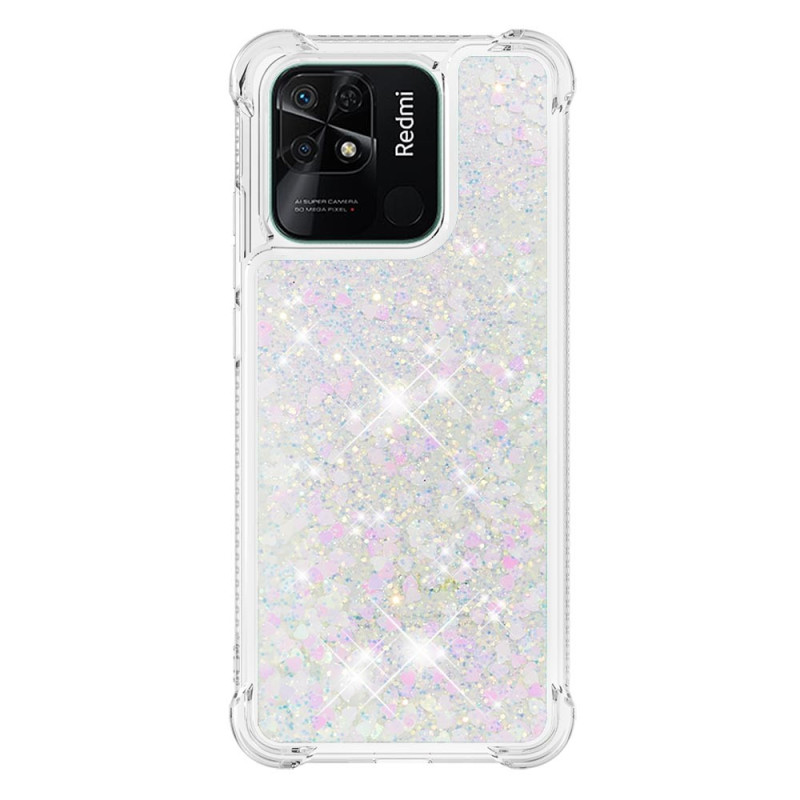 Xiaomi Redmi 10C Case Coloured Glitter