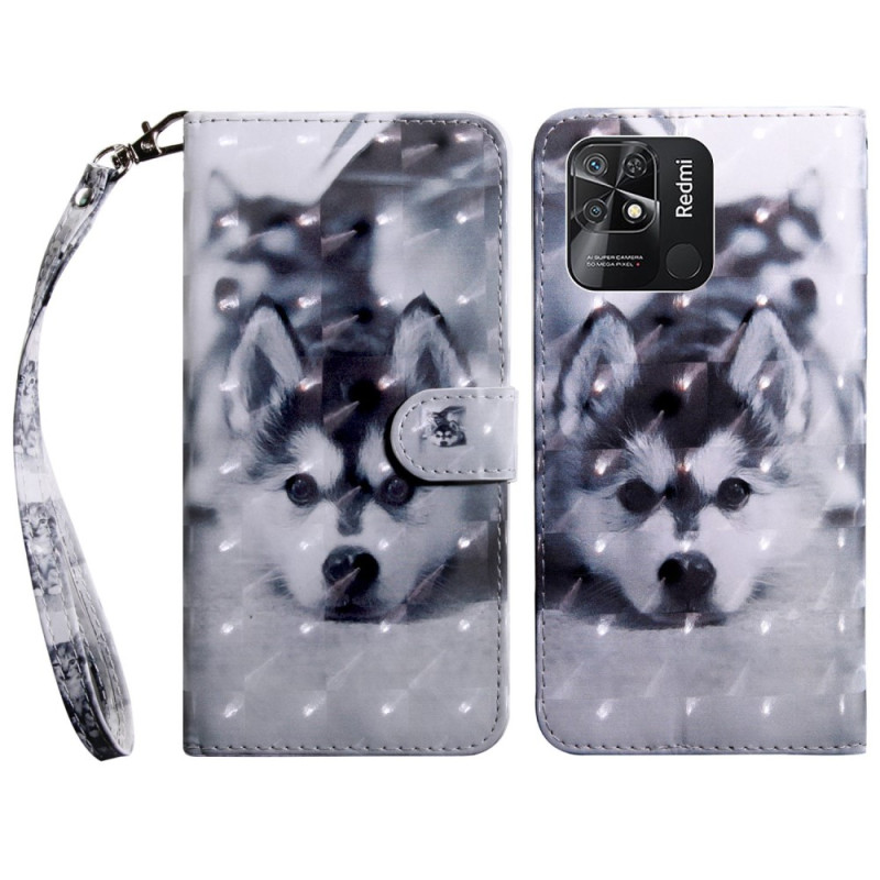 Xiaomi Redmi 10C Puppy Strap Case