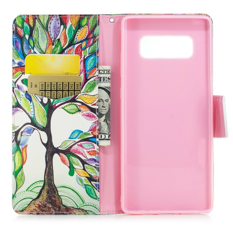 Case Samsung Galaxy Note 8 Colorful Tree
