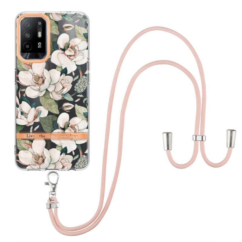 Oppo A94 5G Flower String Case - Dealy