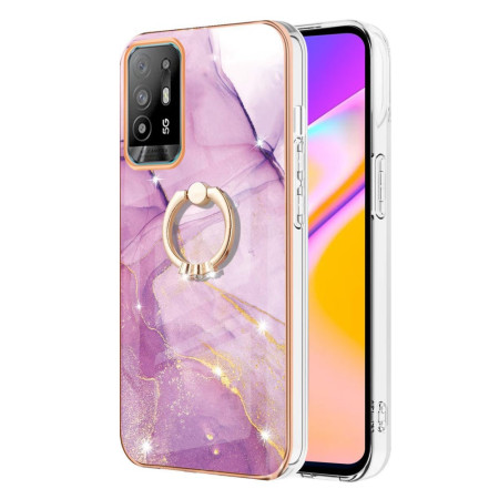 Oppo A94 5G Marble Case with Ring