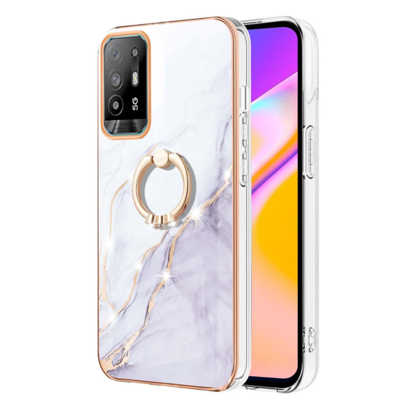 Oppo A94 5G Marble Case with Ring
