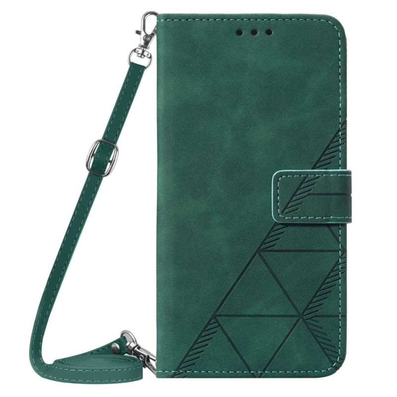 Xiaomi Redmi 10C Triangles Case with Shoulder Strap