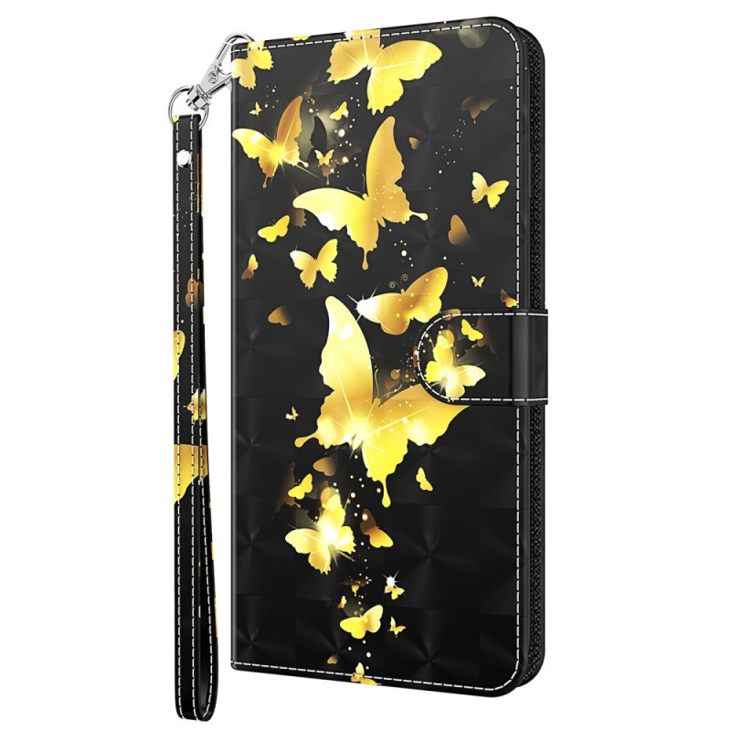 Oppo A94 5G Butterfly Case with Strap