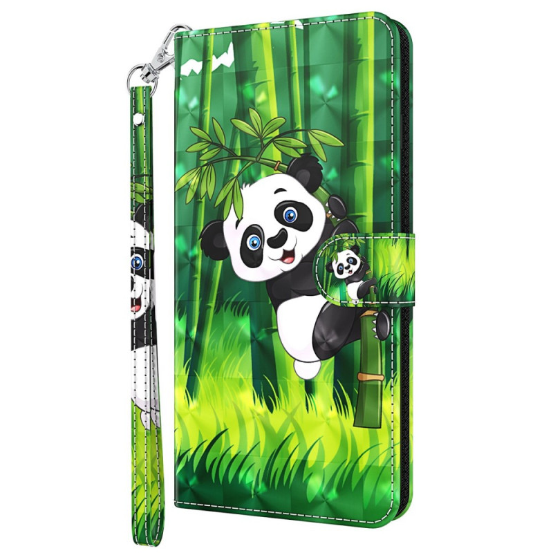 Oppo A94 5G Panda Case with Strap