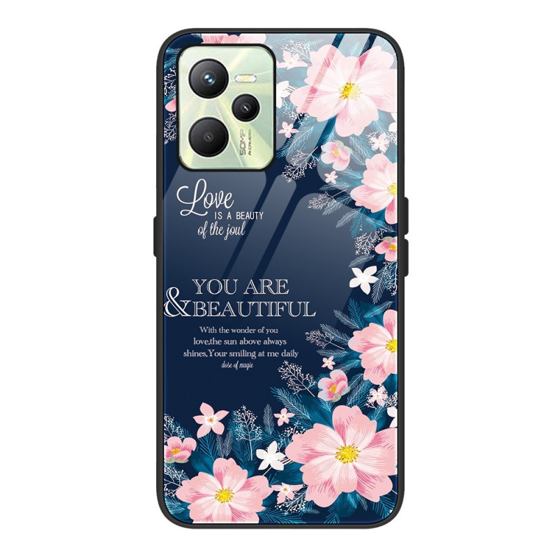 Realme C35 Love Pink Flowers Case