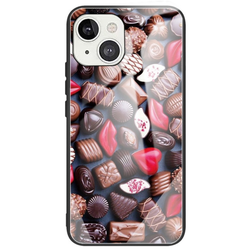 Hard Case iPhone 14 Tempered Glass Chocolates