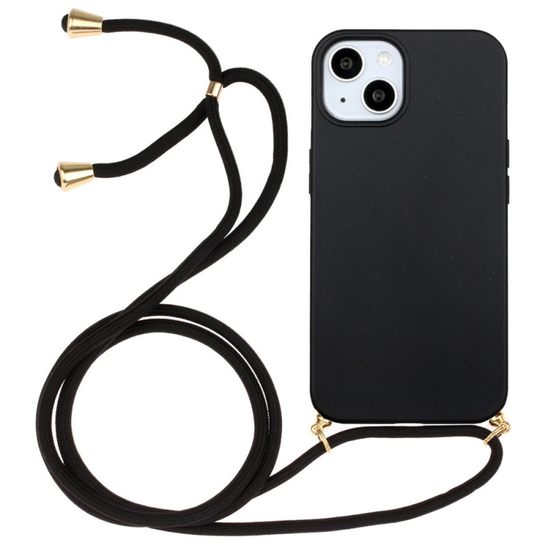 Wheat straw iPhone 14 case with drawstring