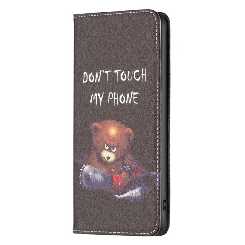 Flip Cover iPhone 14 Pro Dangerous Bear