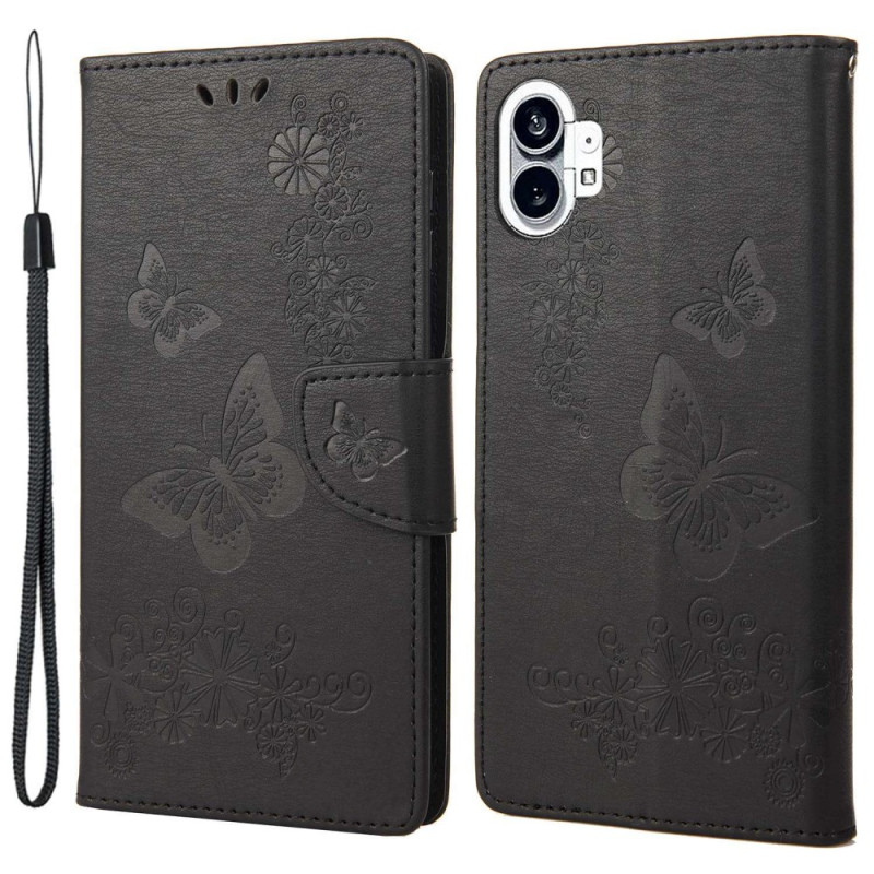 Nothing Phone Case (1) Splendid Butterflies with Strap