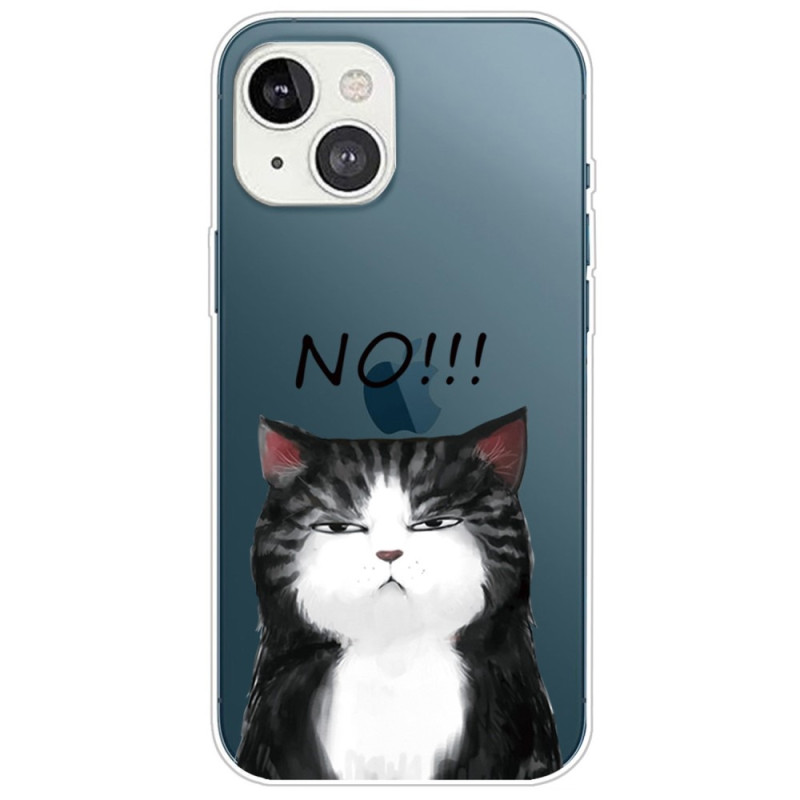 Case iPhone 14 Plus Silicone Cat No