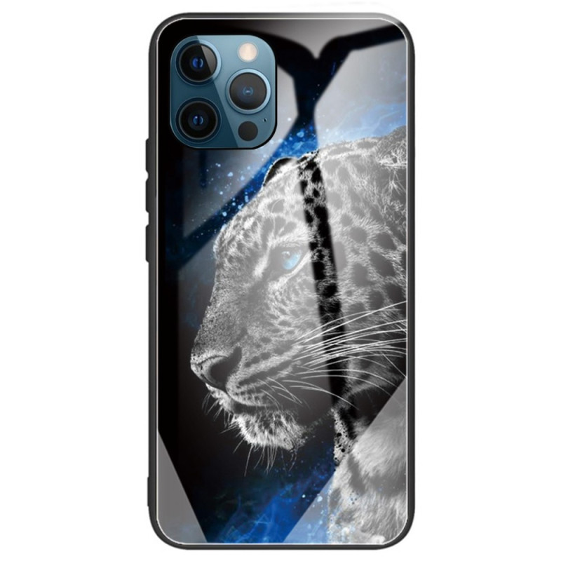 iPhone 14 Pro Max Tiger Tempered Glass Case
