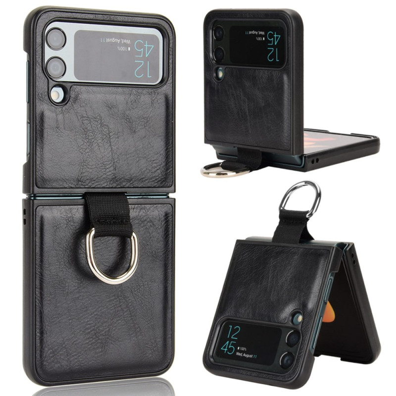 Samsung Galaxy Z Flip 4 The
ather Style Case with Ring