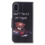 Case iPhone X Dangerous Bear
