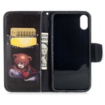 Case iPhone X Dangerous Bear