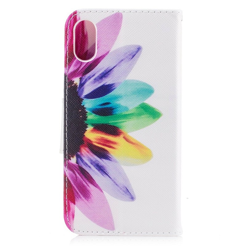 Case iPhone X Watercolor Flower