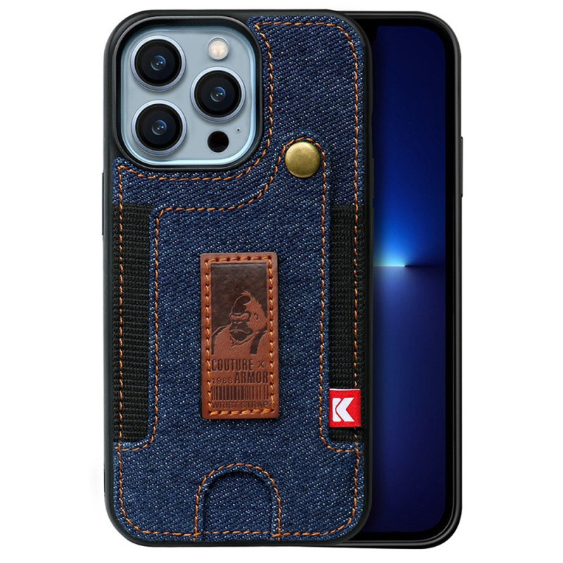 Case iPhone 14 Pro Cardholder and Strap Jeans