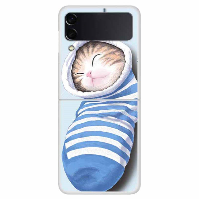 Samsung Galaxy Z Flip 4 Cover Sleeping Kitten