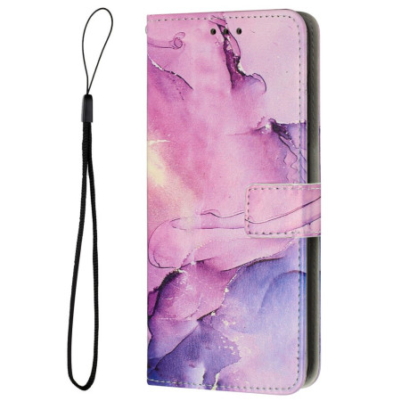 iPhone 14 Marble Lanyard Case