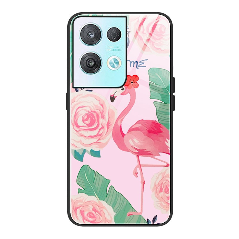 Oppo Reno 8 Hard Case Pink Flamingo