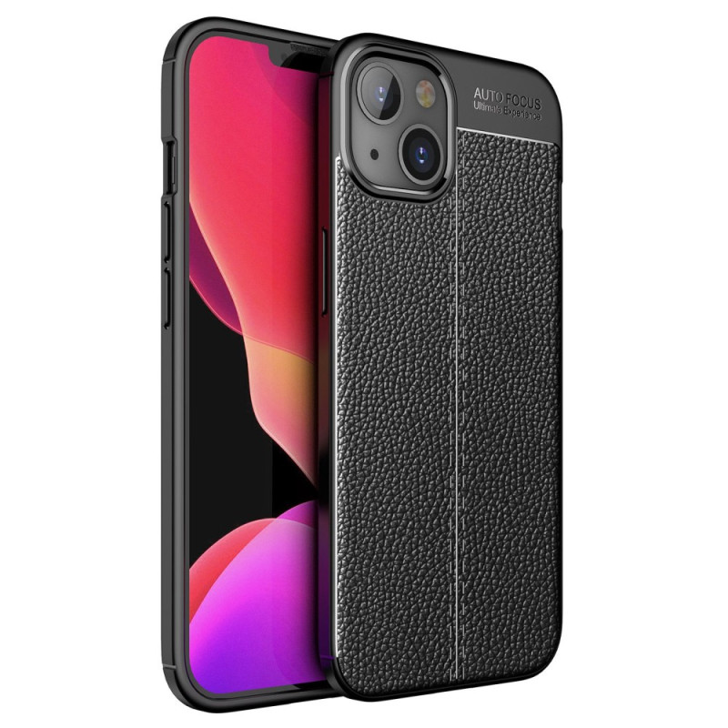 iPhone 14 Plus The
ather Case Lychee Effect Double Line