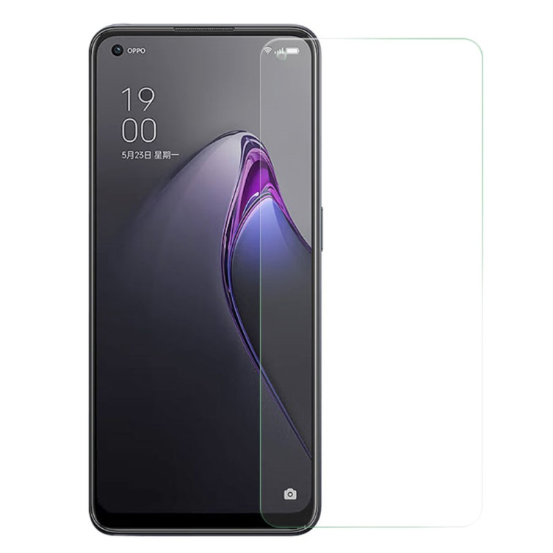 Tempered glass protection for the Oppo Reno 8 screen