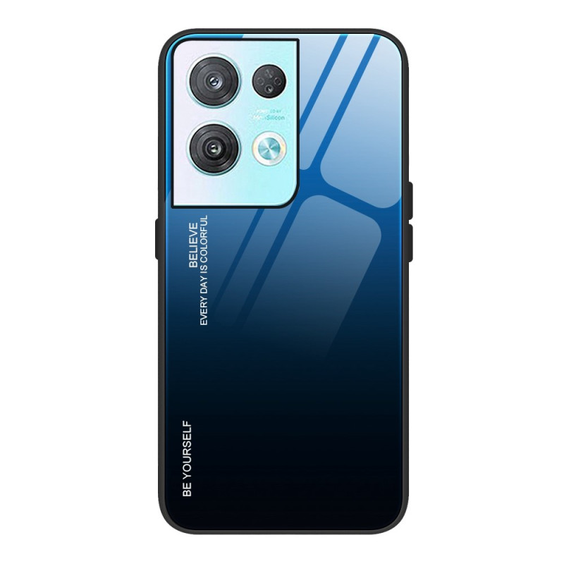 Oppo Reno 8 Case Tempered Glass Be Yourself