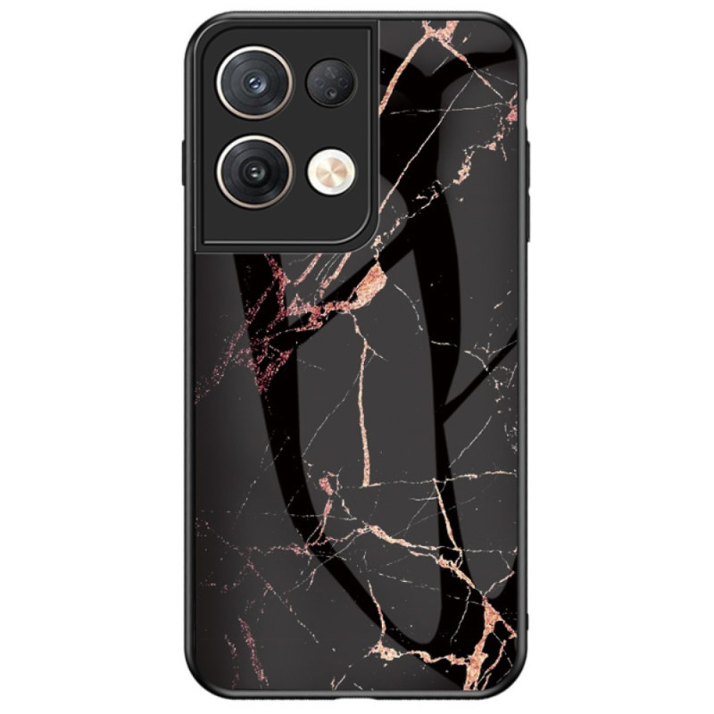 Oppo Reno 8 Pro Marble Tempered Glass Case