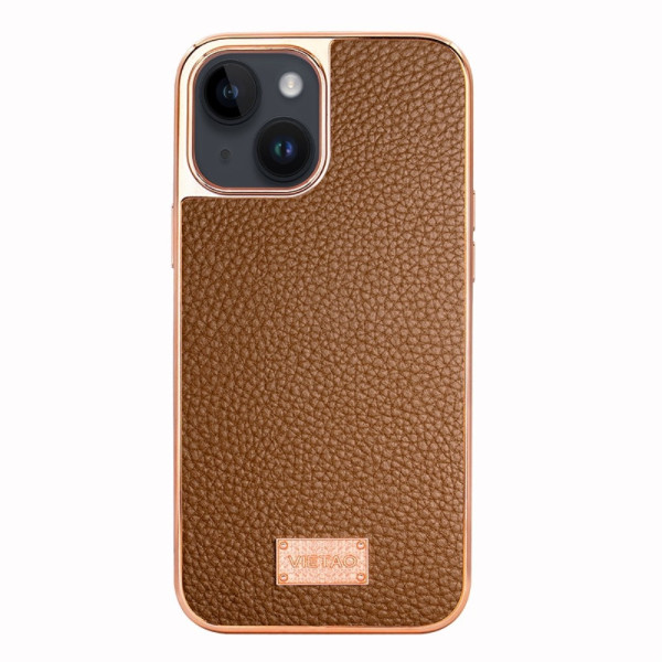 iPhone 14 Plus The
ather Case Lychee
 Effect VIETAO
