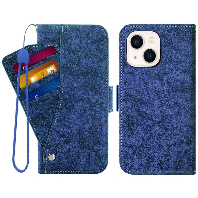 iPhone 14 Plus Sliding Card Case with Strap