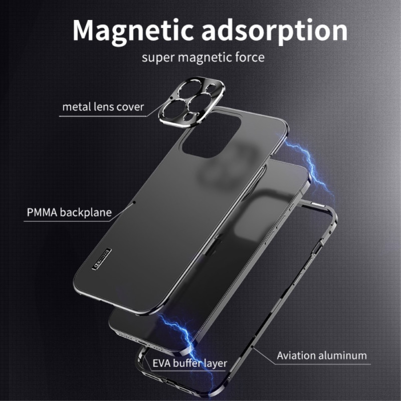 Boîtier magnétique Compatible Iphone 14 Pro Max / 14 Pro Double