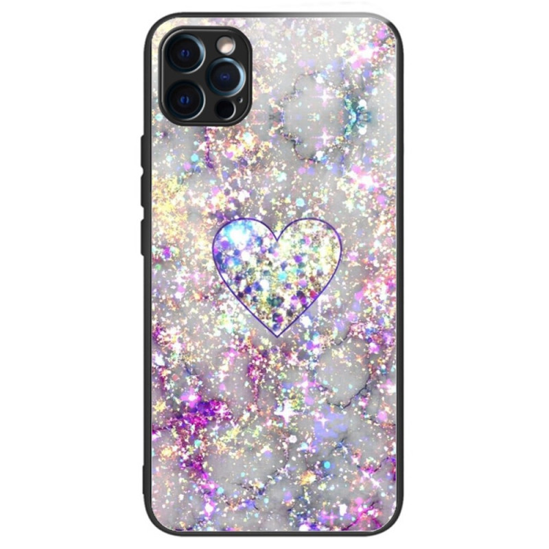 iPhone 14 Pro Max Hard Cover Glass Heart
