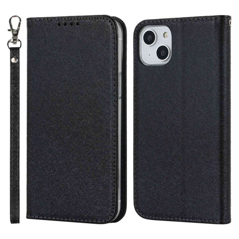 Flip Cover iPhone 14 Plus Style Soft The
ather with Strap