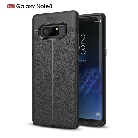 Case Samsung Galaxy Note 8 Leather Effect Lychee Double Line