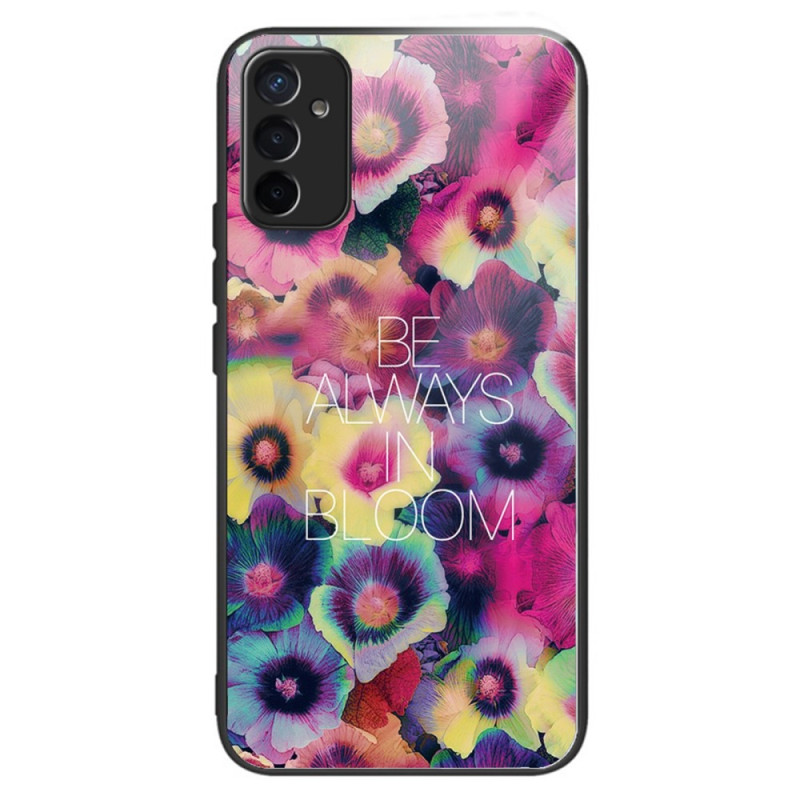 Samsung Galaxy M13 Case Tempered Glass Be Always in Bloom