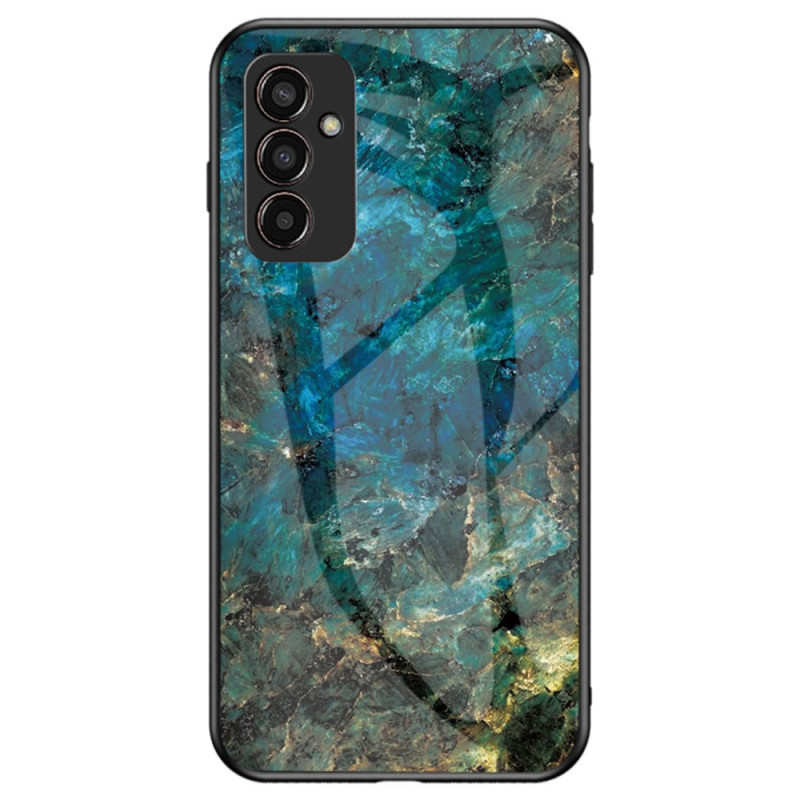 Samsung Galaxy M13 Hard Case Tempered Glass Marble