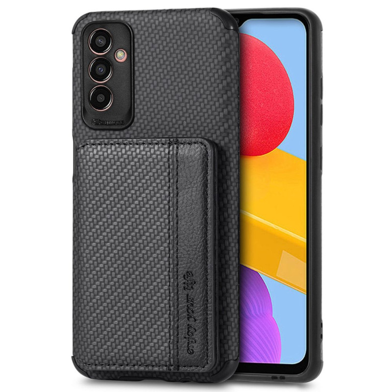 Samsung Galaxy M13 Carbon Fibre Case and Magnetic Wallet