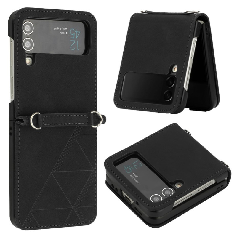 Samsung Galaxy Z Flip 4 Simulated The
ather Case Triangles