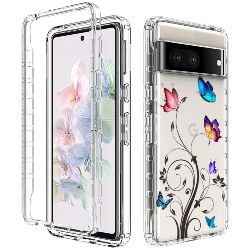 Google Pixel 7 Clear Case Butterflies