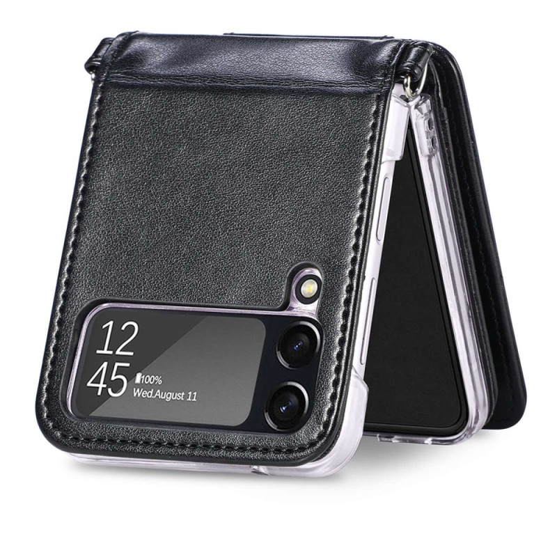 levering aan huis was stopverf Case Samsung Galaxy Z Flip 4 Wallet with Shoulder Strap - Dealy