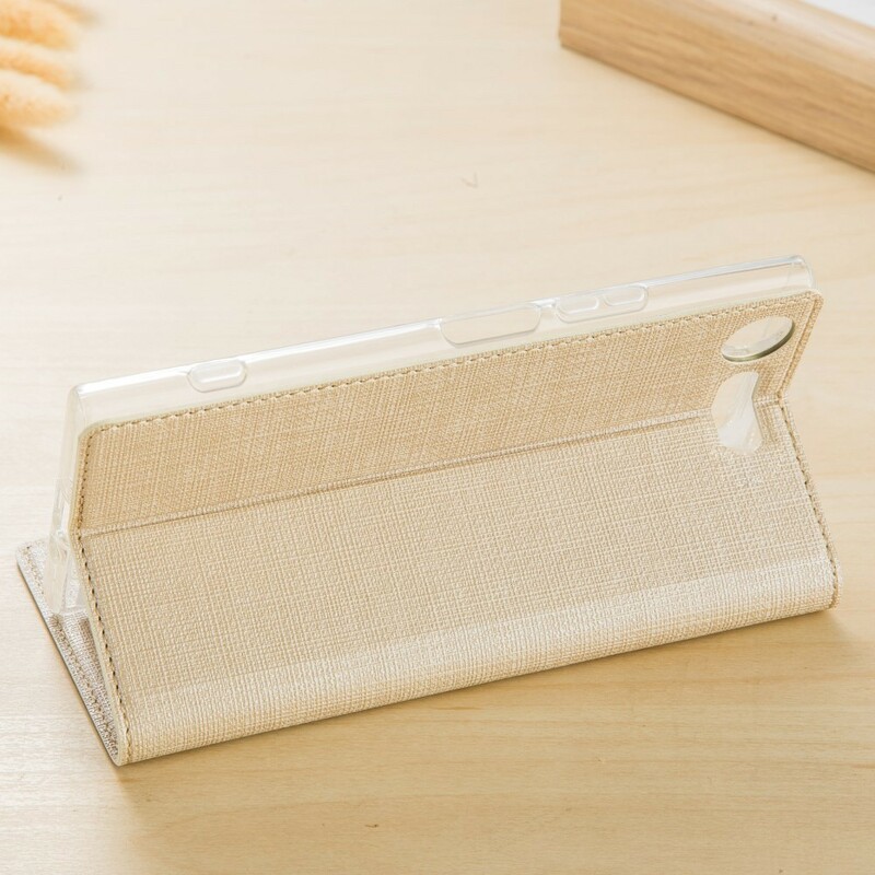Flip Cover Sony Xperia XZ1 Texturée