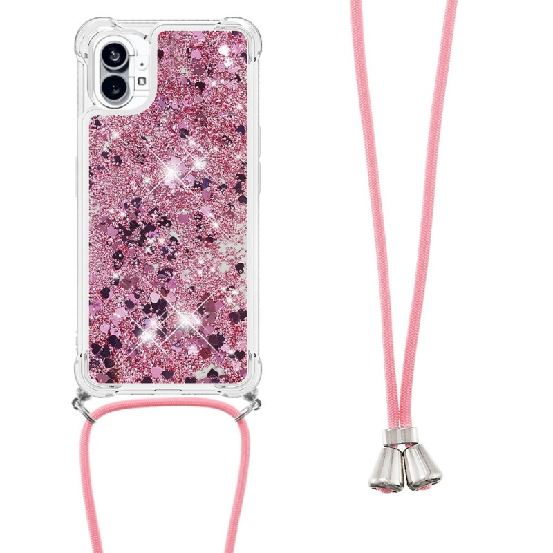 Nothing Phone Case (1) with Design Glitter Cord